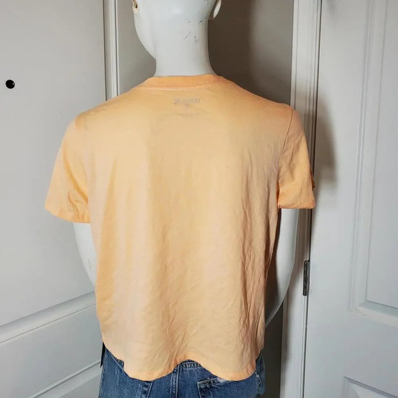 NWT Hurley Juniors' Size XL Palm Tree Casual Cropped T-Shirt - Picture 9 of 15